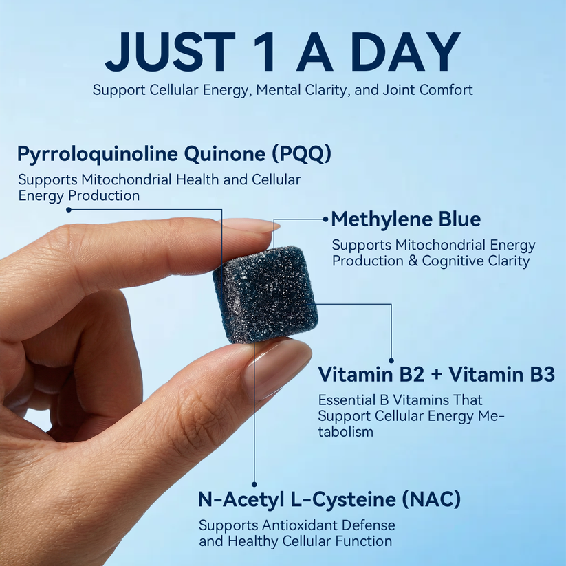 Blue Gummies -MoveEasier. Feel Lighter. LiveFreer.