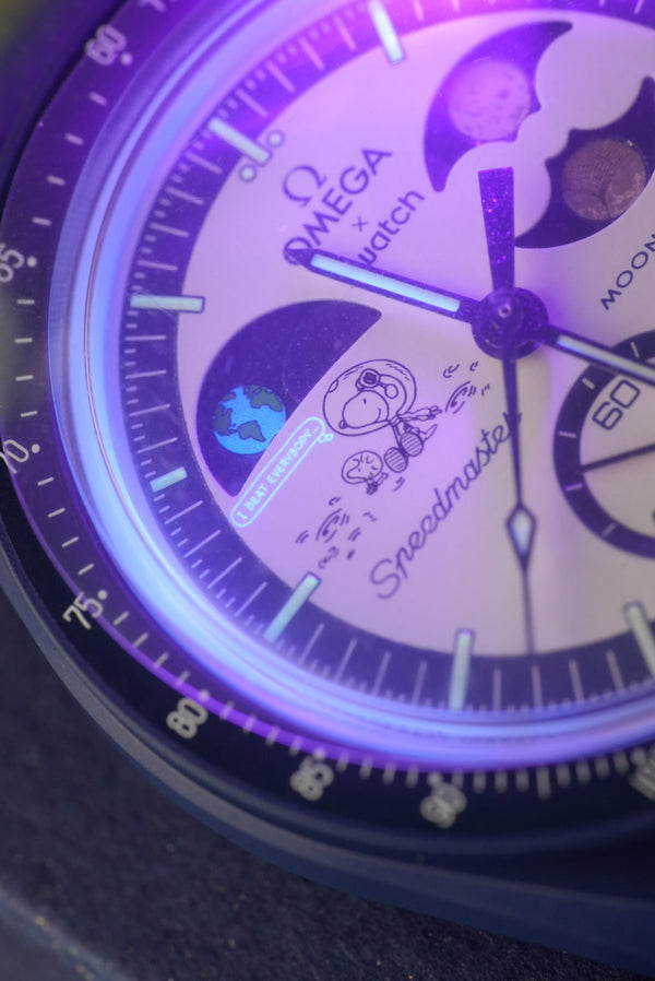 Swatch x OMEGA Mission to EarthPhase Moonshine Gold “Cold Moon”