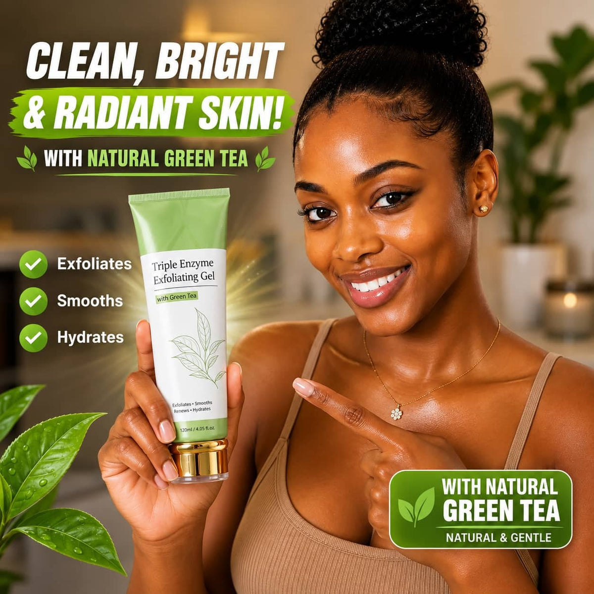 Triple Green Tea Enzyme Peeling Gel