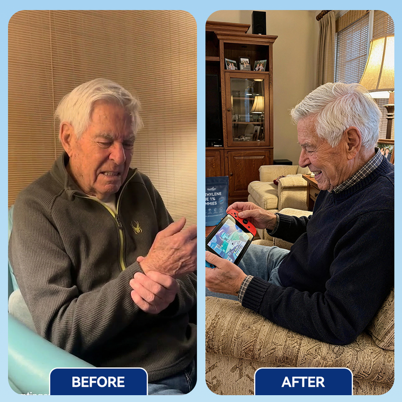 Blue Gummies -MoveEasier. Feel Lighter. LiveFreer.